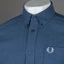 Fred Perry Short Sleeve Oxford Shirt Midnight Blue
