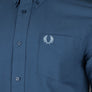 Fred Perry Short Sleeve Oxford Shirt Midnight Blue