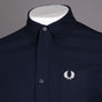 Fred Perry Short Sleeve Oxford Shirt Navy