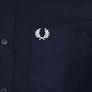 Fred Perry Short Sleeve Oxford Shirt Navy