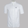 Fred Perry Short Sleeve Oxford Shirt White