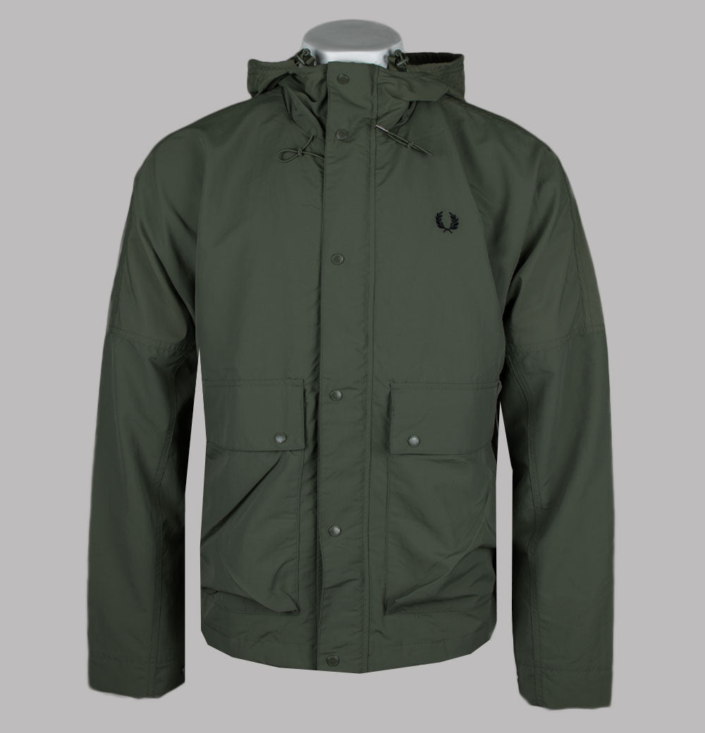 Fred Perry Short Snorkel Parka Laurel Wreath Green – Bronx Clothing