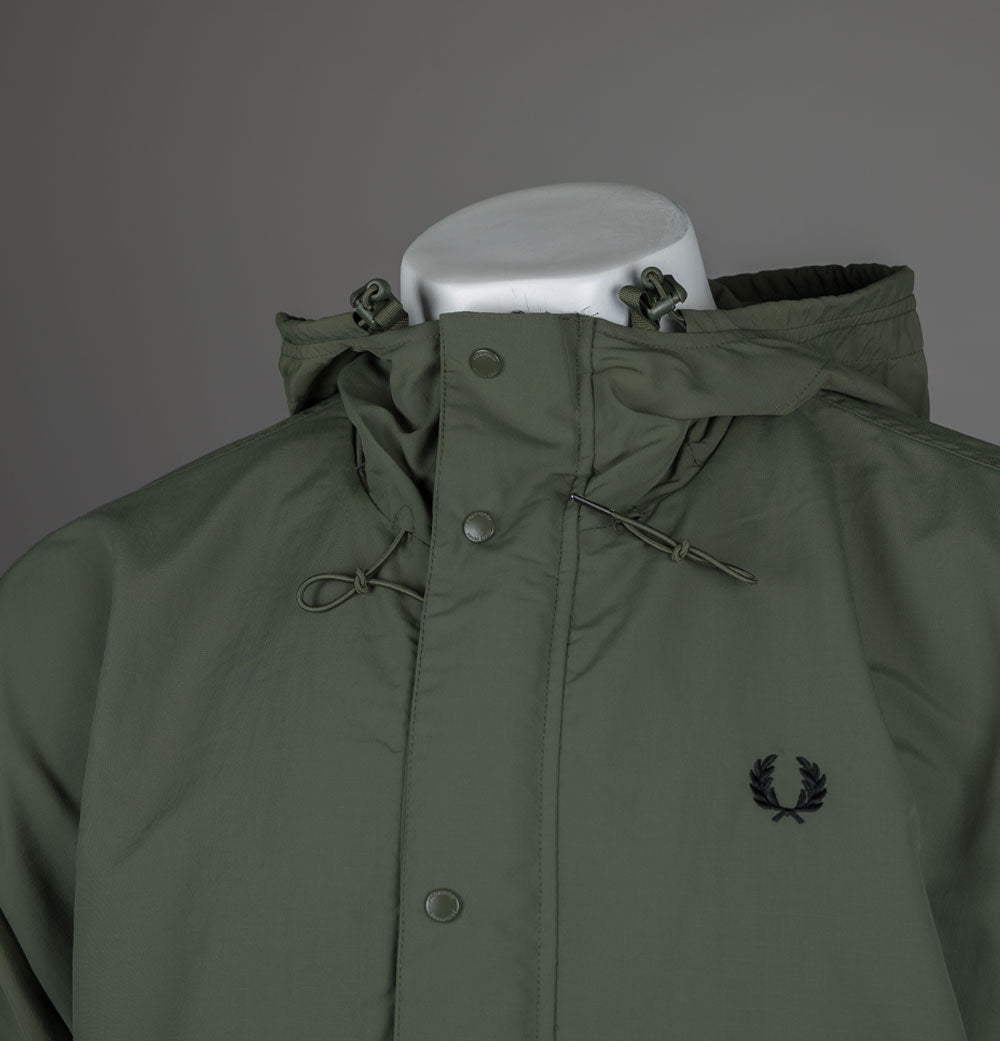 Fred Perry Short Snorkel Parka Laurel Wreath Green – Bronx Clothing