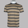 Fred Perry Stripe T-Shirt Warm Stone/Oatmeal/Black