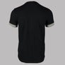 Fred Perry Striped Cuff T-Shirt Black