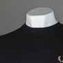 Fred Perry Striped Cuff T-Shirt Black