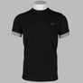 Fred Perry Striped Cuff T-Shirt Black