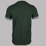 Fred Perry Striped Cuff T-Shirt Court Green