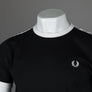 Fred Perry Taped Ringer T-Shirt Black/White