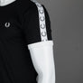 Fred Perry Taped Ringer T-Shirt Black/White