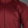 Fred Perry Taped Track Jacket Burnt Red