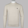 Fred Perry Textured Lambswool Jumper Oatmeal