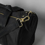 Fred Perry Textured Nylon Barrel Bag Black