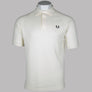 Fred Perry Textured Pique Polo Shirt Ecru