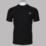 Fred Perry Tipped Cuff Pique T-Shirt Black
