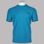 Fred Perry Tipped Cuff Pique T-Shirt Ocean/Navy