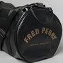 Fred Perry Tonal Barrel Bag Black