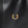 Fred Perry Tonal Barrel Bag Black