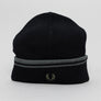 Fred Perry Twin Tipped Merino Wool Beanie Black/Field Green