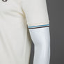 Fred Perry M3600 Polo Shirt Ecru/Soft Blue/Brick