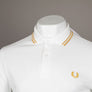 Fred Perry M3600 Polo Shirt Snow White/Honeycomb