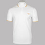 Fred Perry M3600 Polo Shirt Snow White/Honeycomb