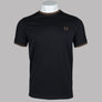 Fred Perry Twin Tipped T-Shirt Black/Shaded Stone