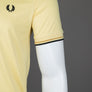 Fred Perry Twin Tipped T-Shirt Champions Gold/Honeycomb/Black