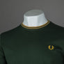 Fred Perry Twin Tipped T-Shirt Court Green/Honeycomb