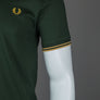 Fred Perry Twin Tipped T-Shirt Court Green/Honeycomb
