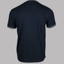 Fred Perry Twin Tipped T-Shirt Dark Carbon/Light Ecru/Label Green