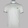 Fred Perry Twin Tipped T-Shirt Ecru/Tennis Blue