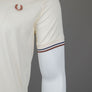 Fred Perry Twin Tipped T-Shirt Ecru/Whisky Brown