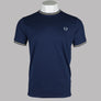 Fred Perry Twin Tipped T-Shirt French Navy/Champions Gold/Stockport Blue