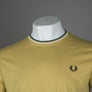 Fred Perry Twin Tipped T-Shirt Honeycomb/Snow White/Court Green