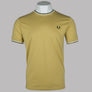 Fred Perry Twin Tipped T-Shirt Honeycomb/Snow White/Court Green