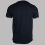 Fred Perry Twin Tipped T-Shirt Navy/Soft Blue/Silver Blue