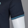 Fred Perry Twin Tipped T-Shirt Navy/Soft Blue/Silver Blue