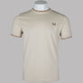Fred Perry Twin Tipped T-Shirt Oatmeal/Warm Stone/Shaded Stone