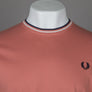 Fred Perry Twin Tipped T-Shirt Putty Pink/Ecru/Navy