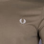 Fred Perry Twin Tipped T-Shirt Shaded Stone/White