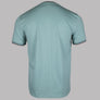 Fred Perry Twin Tipped T-Shirt Silver Blue/Tennis Blue/Cinnamon