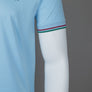 Fred Perry Twin Tipped T-Shirt Track Blue/Burnt Red/Sport Green