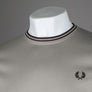Fred Perry Twin Tipped T-Shirt Warm Grey/Brick