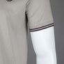Fred Perry Twin Tipped T-Shirt Warm Grey/Brick