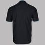 Fred Perry Woven Mesh Henley Polo Shirt Black
