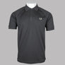 Fred Perry Zip Neck Polo Shirt Anchor Grey