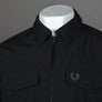 Fred Perry Zip Overshirt Black