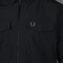 Fred Perry Zip Overshirt Black