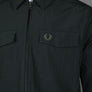 Fred Perry Zip Overshirt Night Green